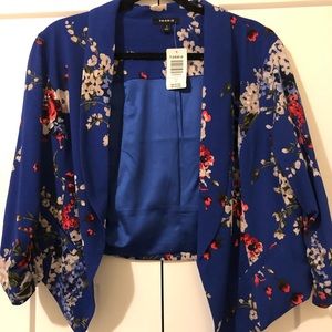 Torrid Cropped Floral Blazer NWT